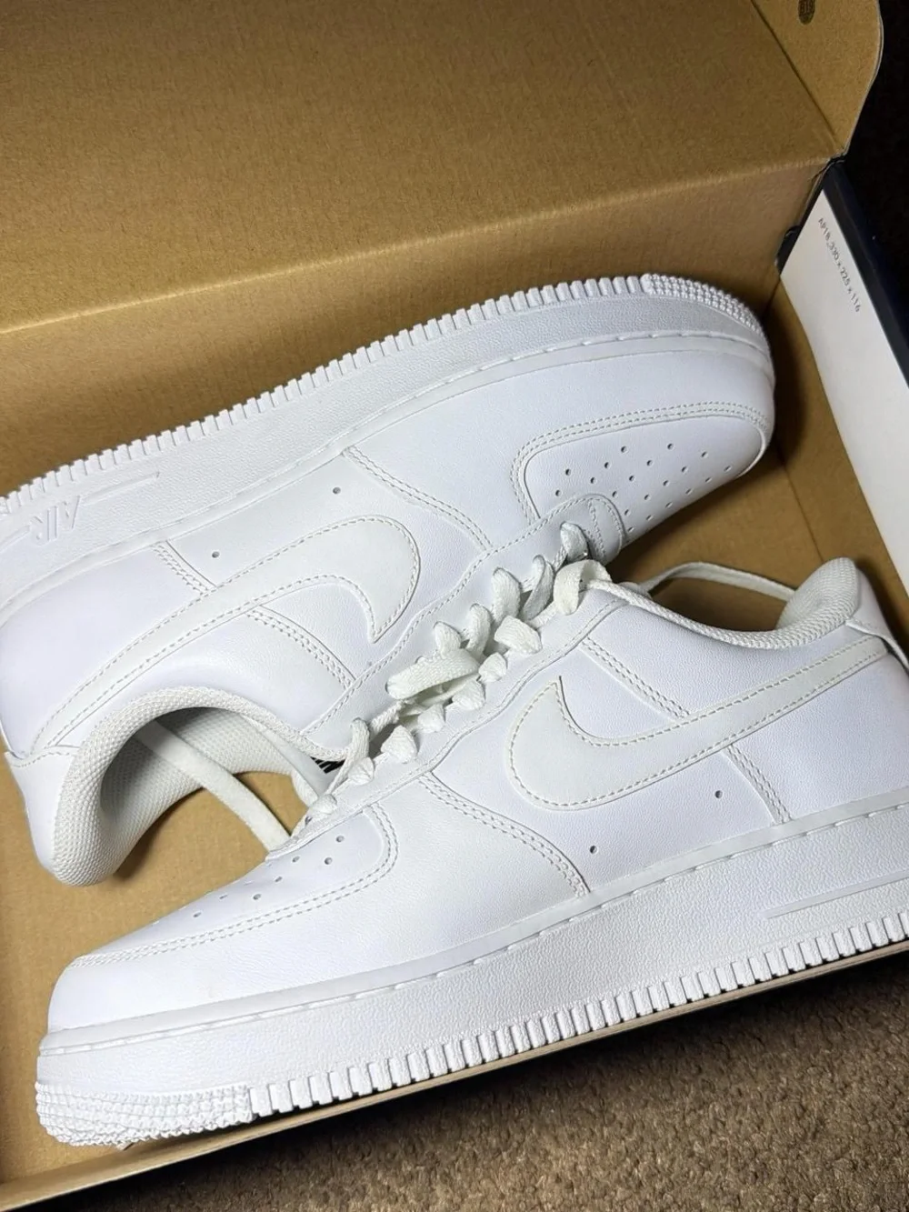 Nike Men’s All-White Low-Top Sneakers
